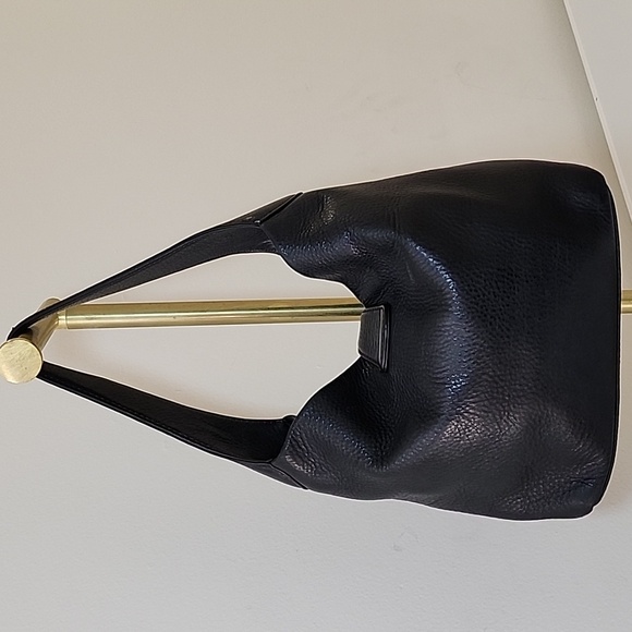 Dooney&Bourke YK2 Pebble Grain Small Logo Lock  Leather Hobo/ Shoulde Bag - Picture 5 of 16